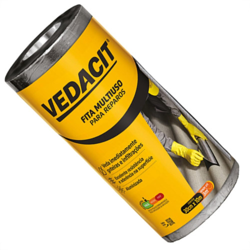 Otto Baumgart Vedacit Fita Multiuso 30Cmx10Mt Otto Baumgart Vedacit Fita Multiuso 30Cmx10Mt