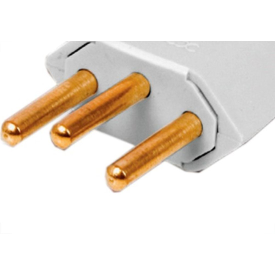Perlex Pino Macho 2P+T 20A Cza.1048 - Kit C/10 Pc Perlex Pino Macho 2P+T 20A Cza.1048 - Kit C/10 Pc