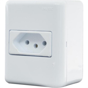 Perlex Sistema X Br C/P 1Tomada  10A 3211