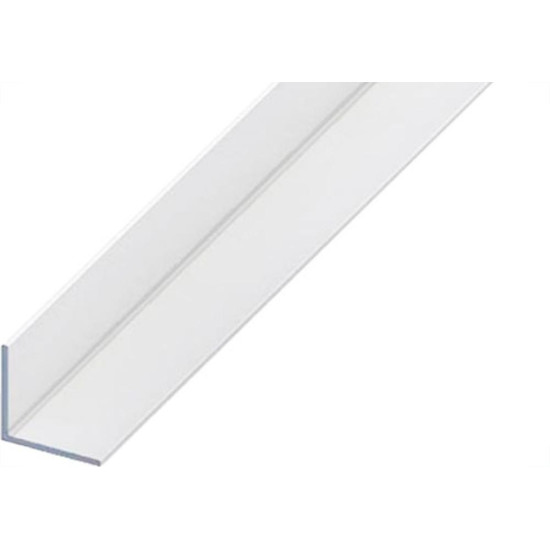 Novo Horizonte Cantoneira Aluminio  D-Branca 1'' 3M - Kit C/10 Pc