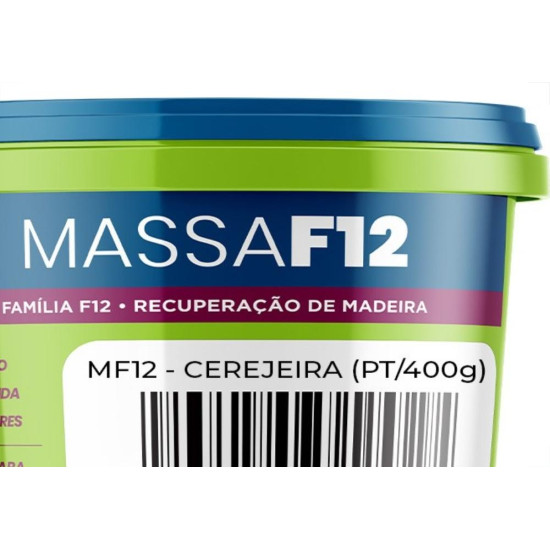 Viapol Massa F12 Madeira 400Gr Cerejeira