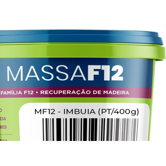 Viapol Massa F12 Madeira 400Gr Imbuia