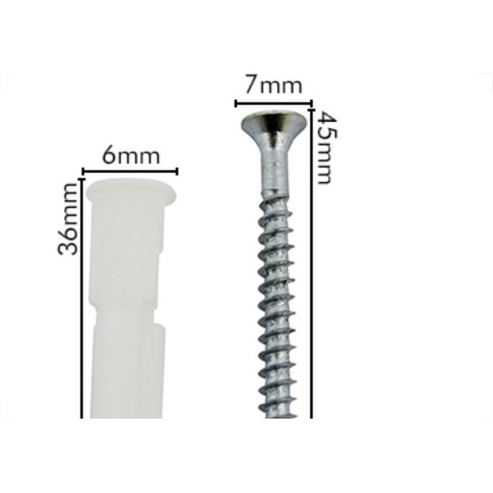 Sforplast Parafuso C/Bucha Tj.Bai.Sfo.Mu06 C/100