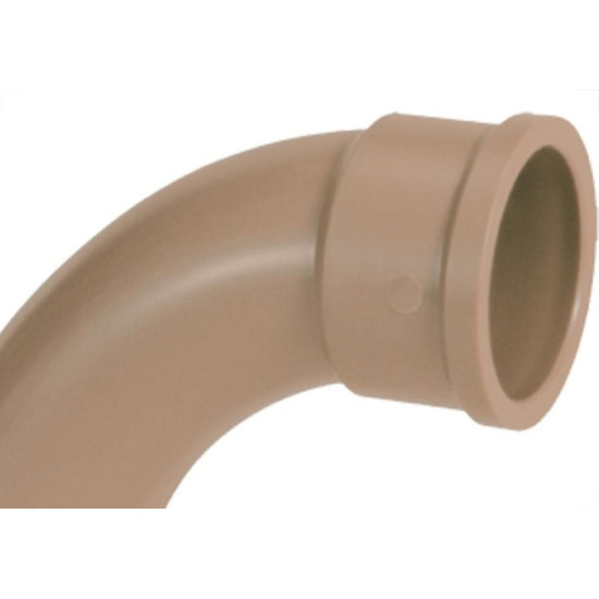 Krona Curva Soldavel Pvc Liso Liso 32Mm X 90 - Kit C/10 Pc