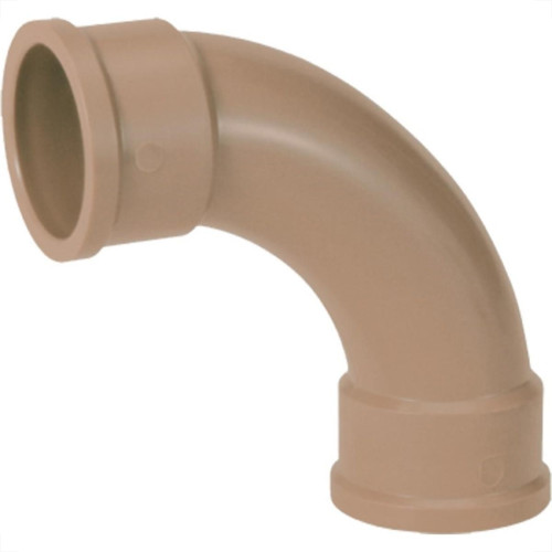 Krona Curva Soldavel Pvc Liso Liso 50Mm X 90 - Kit C/10 Pc