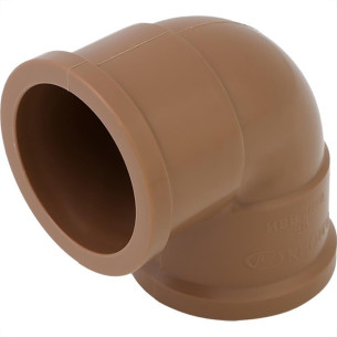 Krona Cotovelo Soldavel Pvc Liso Liso 60Mm X 90 - Kit C/10 Pc