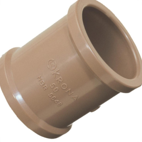 Krona Luva.Soldavel Pvc Liso Liso 25Mm - Kit C/50 Pc