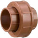 Krona Uniao Soldavel Pvc Liso Liso 32Mmx32Mm - Kit C/10 Pc