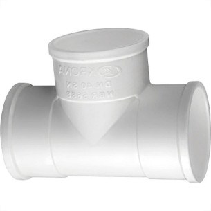 Krona Tee De Esgoto 40 X 40 - Kit C/25 Pc