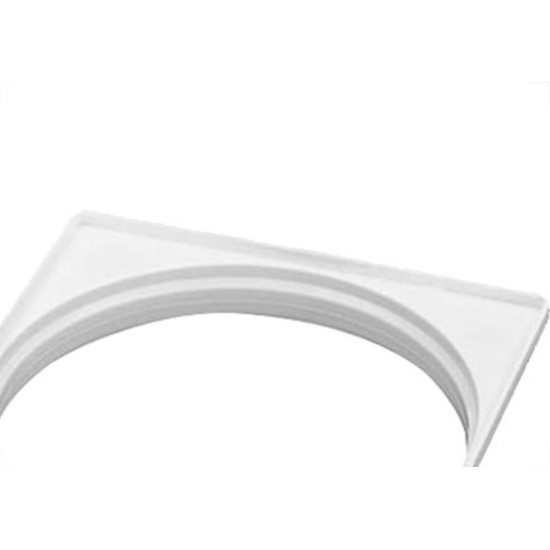 Krona Porta Grelha Quadrada Bca 150 - Kit C/12 Pc Krona Porta Grelha Quadrada Bca 150 - Kit C/12 Pc