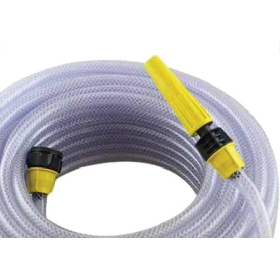 Manluplast Mangueira Jd.Malha Trançada Manlup Cristal 15Mt Manluplast Mangueira Jd.Malha Trançada Manlup Cristal 15Mt