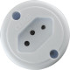 Cerge Tomada Ext. Redonda Brnca 10A - Kit C/10 Pc Cerge Tomada Ext. Redonda Brnca 10A - Kit C/10 Pc