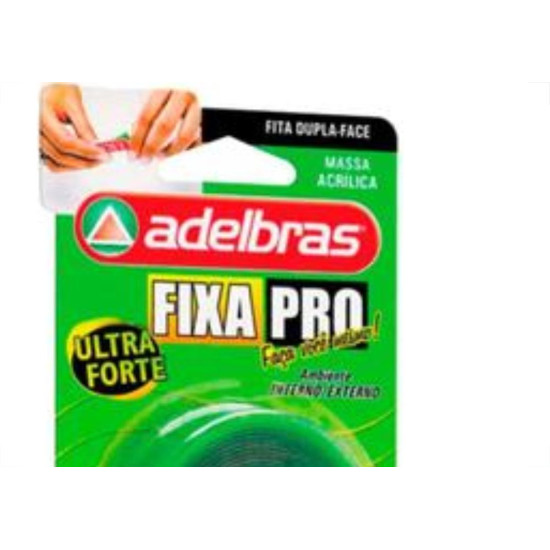 Adelbras Fita Dupla Face Transp. 12X2Mt Adelbras Fita Dupla Face Transp. 12X2Mt
