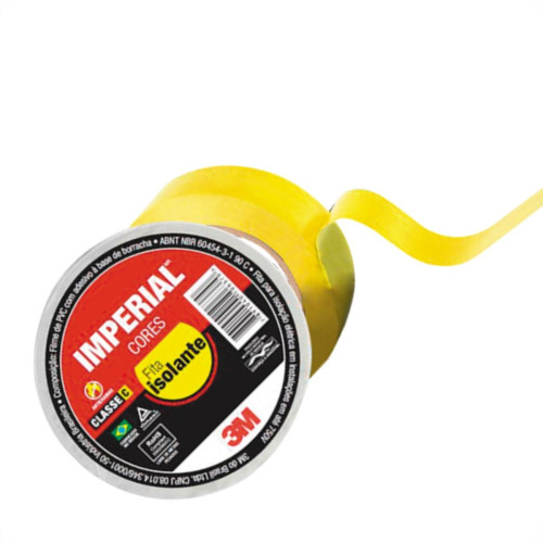 3M Fita Isolante Imperial Amar.10Mt - Kit C/10 Rl 3M Fita Isolante Imperial Amar.10Mt - Kit C/10 Rl