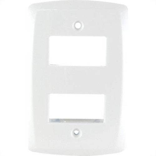 Tramontina Eletrica Placa Tram.Lux 4X2 2Md.Dist-105/206