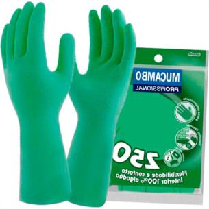 Mucambo Luva Forrada Verde Xg - Kit C/10 Pr
