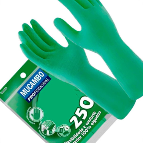 Mucambo Luva Forrada Verde Xg - Kit C/10 Pr