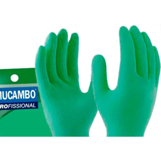 Mucambo Luva Forrada Verde Xg - Kit C/10 Pr
