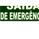 Look Placa Sinal.15X25 Lum.Saida Emerg Look Placa Sinal.15X25 Lum.Saida Emerg