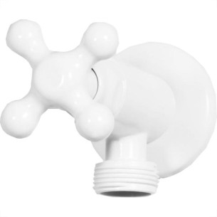 Viqua Registro Maquina Lavar Pvc Maruja Branca