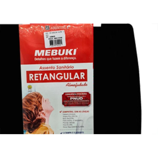 Mebuki Assento Almofad.Retan.Preto Mebuki Assento Almofad.Retan.Preto