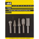 Eda Jg Lima Grosa Rotativa P/Madeira C/5Pc Eda Jg Lima Grosa Rotativa P/Madeira C/5Pc