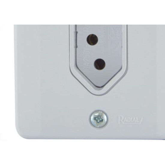 Radial Sistema X C/Pl 1 Tomada 20A 114 - Kit C/10 Pc