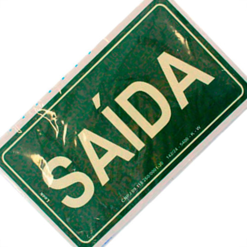 Look Placa Sinal.15X25 Lum.Saida Look Placa Sinal.15X25 Lum.Saida