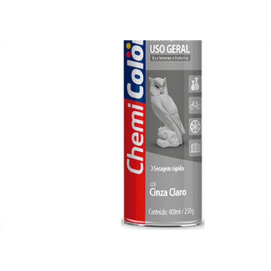 Chemicolor Spray Chemic.Geral Cinza Clar.400Ml Chemicolor Spray Chemic.Geral Cinza Clar.400Ml