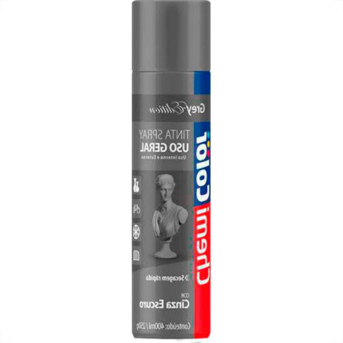 Chemicolor Spray Chemic.Geral Cinza Esc. 400Ml