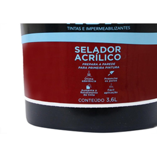 Nova Selador Acrilico Branco 3,6Lt
