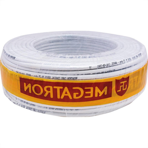 Megatron Fio Tv Coax.Rg59 67% Bc Mega 100Mt Megatron Fio Tv Coax.Rg59 67% Bc Mega 100Mt
