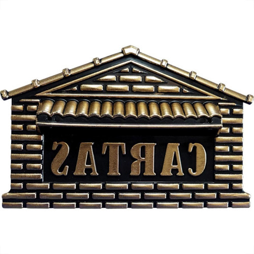 Real Caixa Carta Pvc Pto/Ouro - 04P Real Caixa Carta Pvc Pto/Ouro - 04P