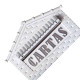 Real Caixa Carta Pvc Bco/Ouro - 04P Real Caixa Carta Pvc Bco/Ouro - 04P