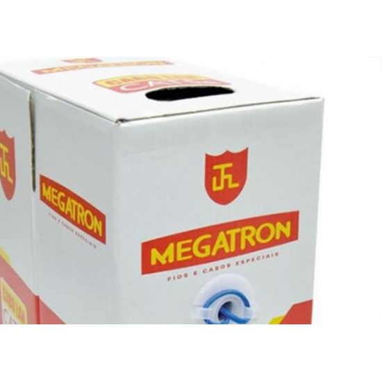 Megatron Fio Cabo Rede Megatr 305Mt Cat5E Az Megatron Fio Cabo Rede Megatr 305Mt Cat5E Az