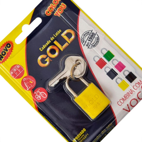 Gold Cadeado Color 20 Amarelo