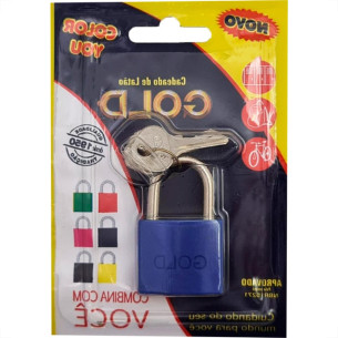 Gold Cadeado  Color 20 Azul