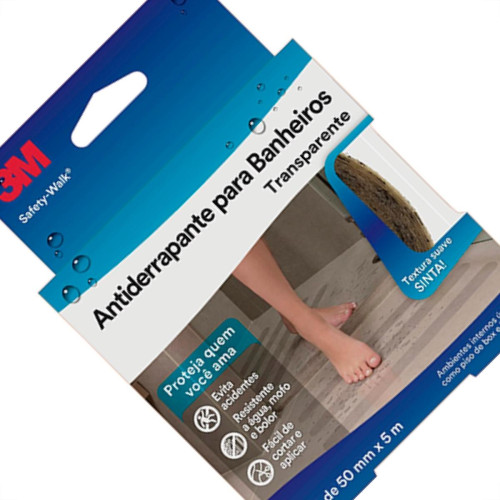 3M Fita Antiderrapante Int.5M Trans/Banheira 3M Fita Antiderrapante Int.5M Trans/Banheira