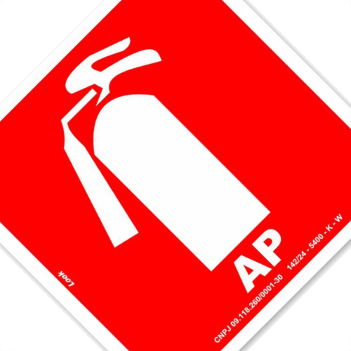 Look Placa Sinal.20X20 Lum.Extintor A.P