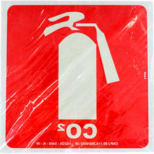 Look Placa Sinal.20X20 Lum.Extintor C02 Look Placa Sinal.20X20 Lum.Extintor C02