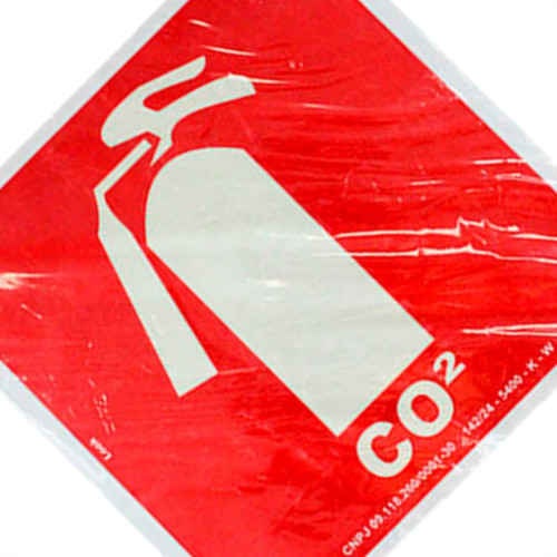 Look Placa Sinal.20X20 Lum.Extintor C02 Look Placa Sinal.20X20 Lum.Extintor C02