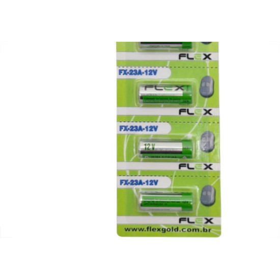 Flex Pilha Alarme 12V 23A - C/5 Flex Pilha Alarme 12V 23A - C/5