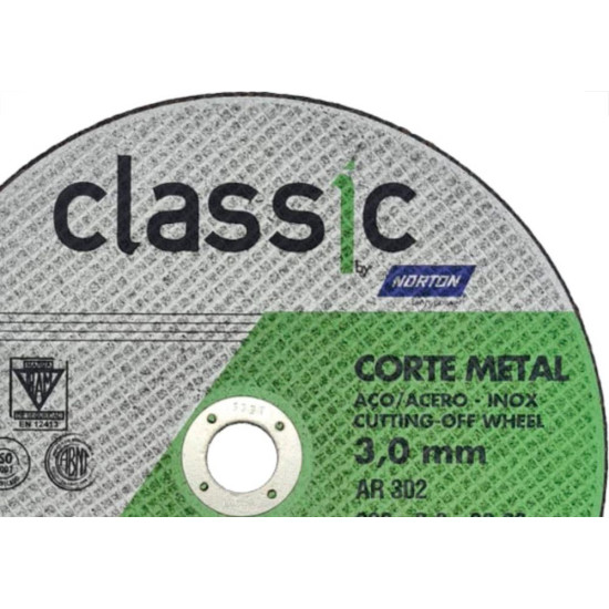 Norton Disco Nort.Cort/Ferro 9X7/8 Class - Kit C/25 Pc