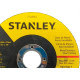 Black & Decker Acessorios Disco Stanley Inox 4.1/2X1,0X7/8 - Kit C/25 Pc