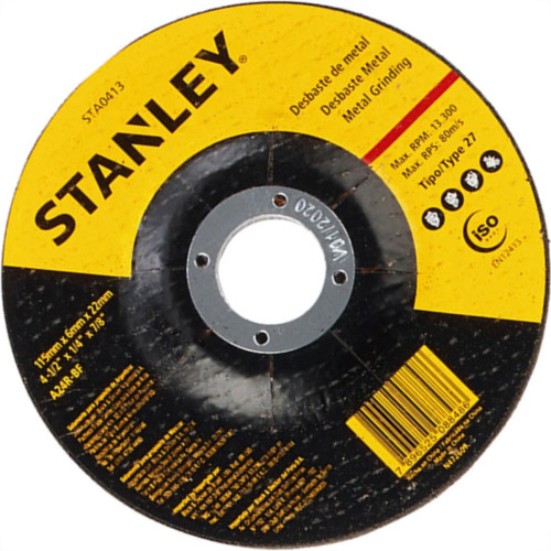 Black & Decker Acessorios Disco Stanley Desbaste 4.1/2 X 7/8