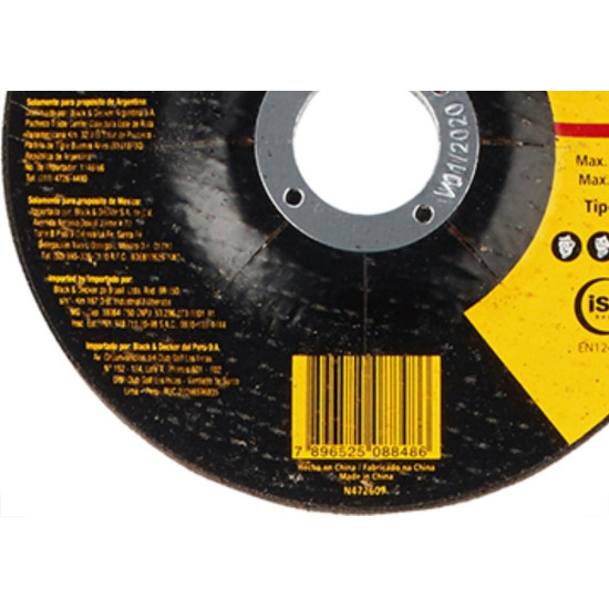 Black & Decker Acessorios Disco Stanley Desbaste 4.1/2 X 7/8