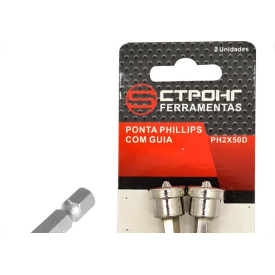 Strong Bits Phillips C/Lim.Fl.Ctp 2X50Mm C/02