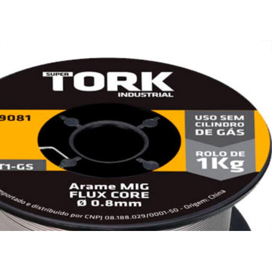 Super Arame De Solda Mig S.Tork 0,8Mm 1Kg
