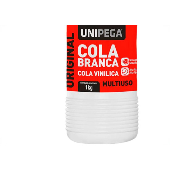 Unipega Cola Branca Original 1Kg Unipega Cola Branca Original 1Kg