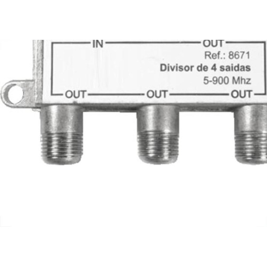 Interneed Divisor P/Tv Cabo 4Sd 2050Mhz Inter